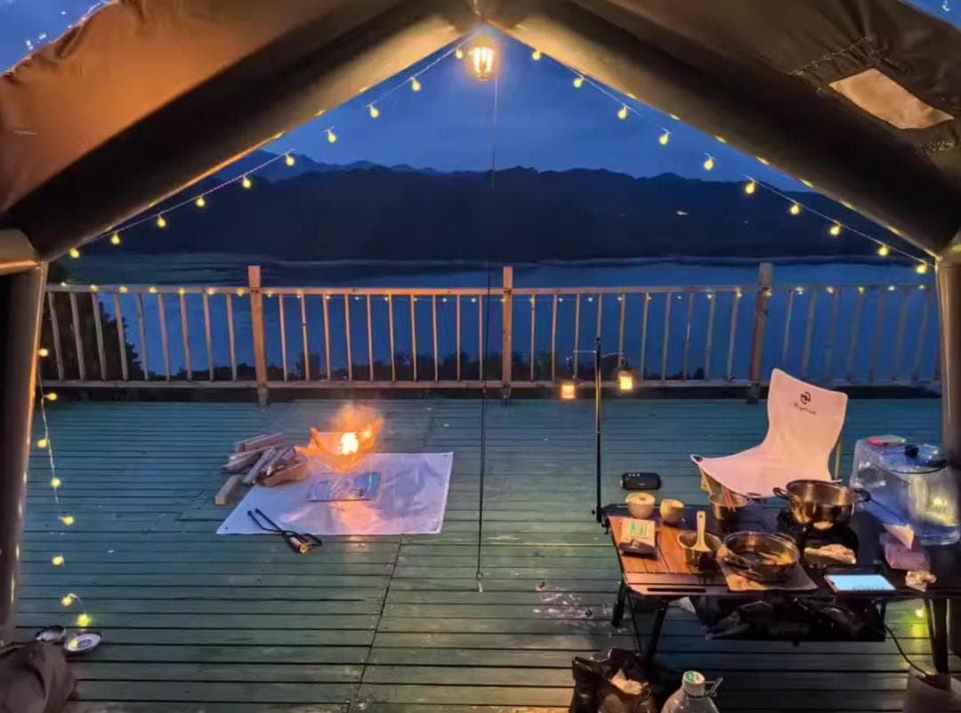 新作 新カラー COODY エアテント8.0 ダブルエアターブセット