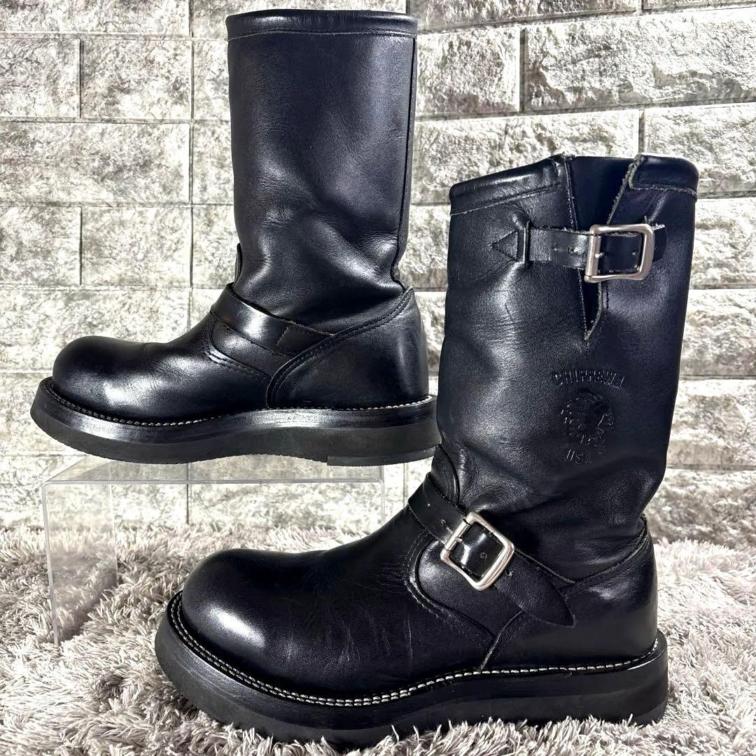 美品❣️ チペワ 27863 廃番 エンジニアブーツ USA製 ビブラムソール