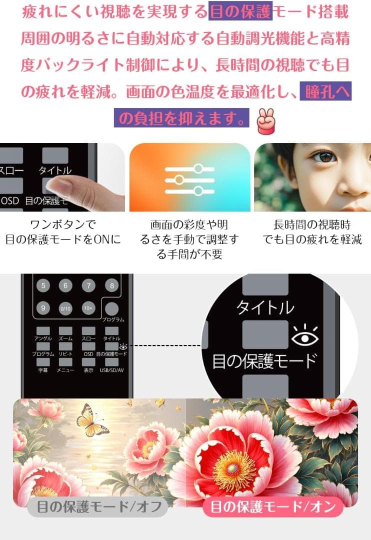 ✨ポータブルDVDプレーヤー typec充電 10.5インチ✨リージョンフリー