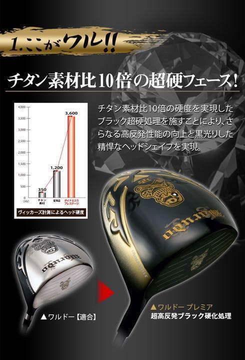 唯一無二の個性! ドラコン飛匠仕様 ドクロ輝く超高反発の飛び ダイナゴルフ 悪童
