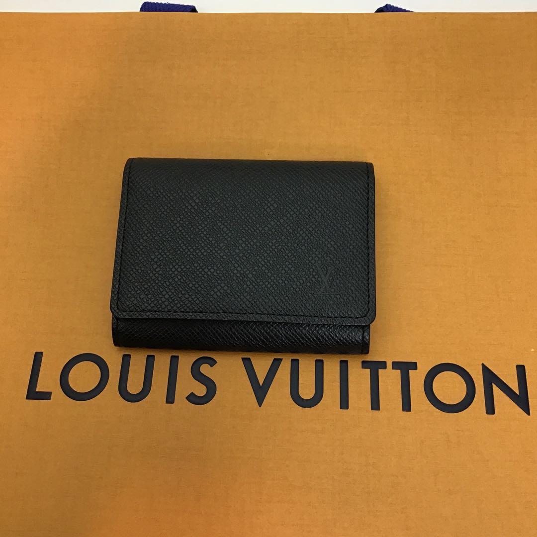 ❣️美品❣️ LOUIS VUITTON タイガ　ブラック名刺入れ　M30922