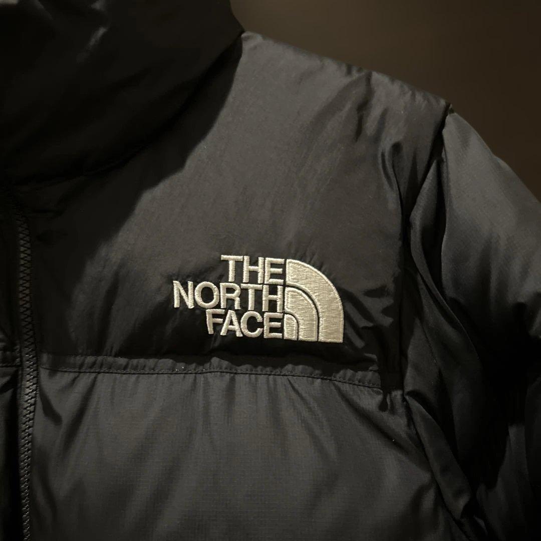 美品　ノースフェイスND92335 ヌプシジャケットブラックＳサイズ