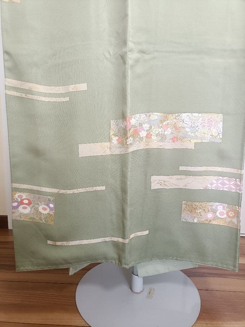 正絹訪問着　フルセット4点　裄68cm卒業式　入学式　宮参り　結婚式