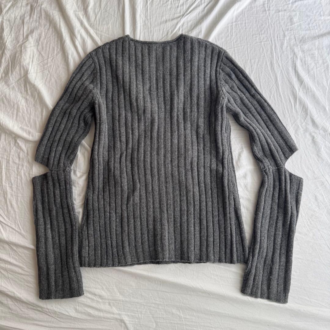 トップス helmut lang Elbow cut out Knit Sweater