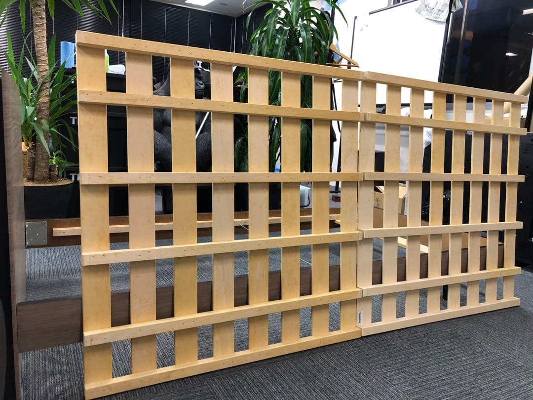 【美品】FranceBed スリムの脚付きベッド S