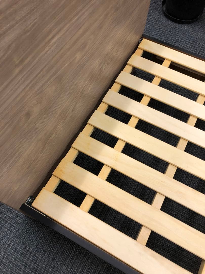 【美品】FranceBed スリムの脚付きベッド S