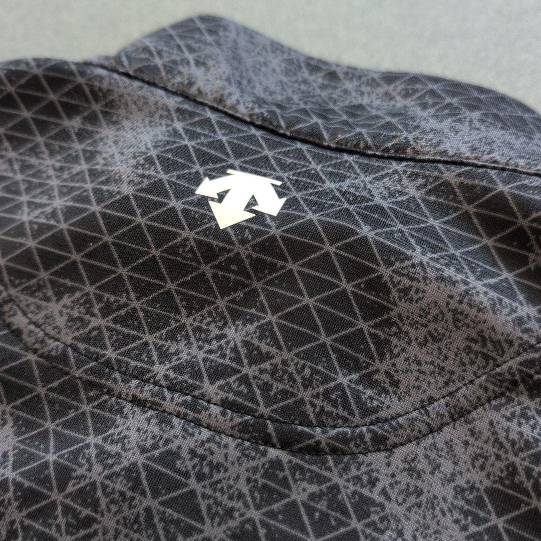 【極美品】スリクソンゴルフ　ハーフジップモックネックシャツ　グレー　LL