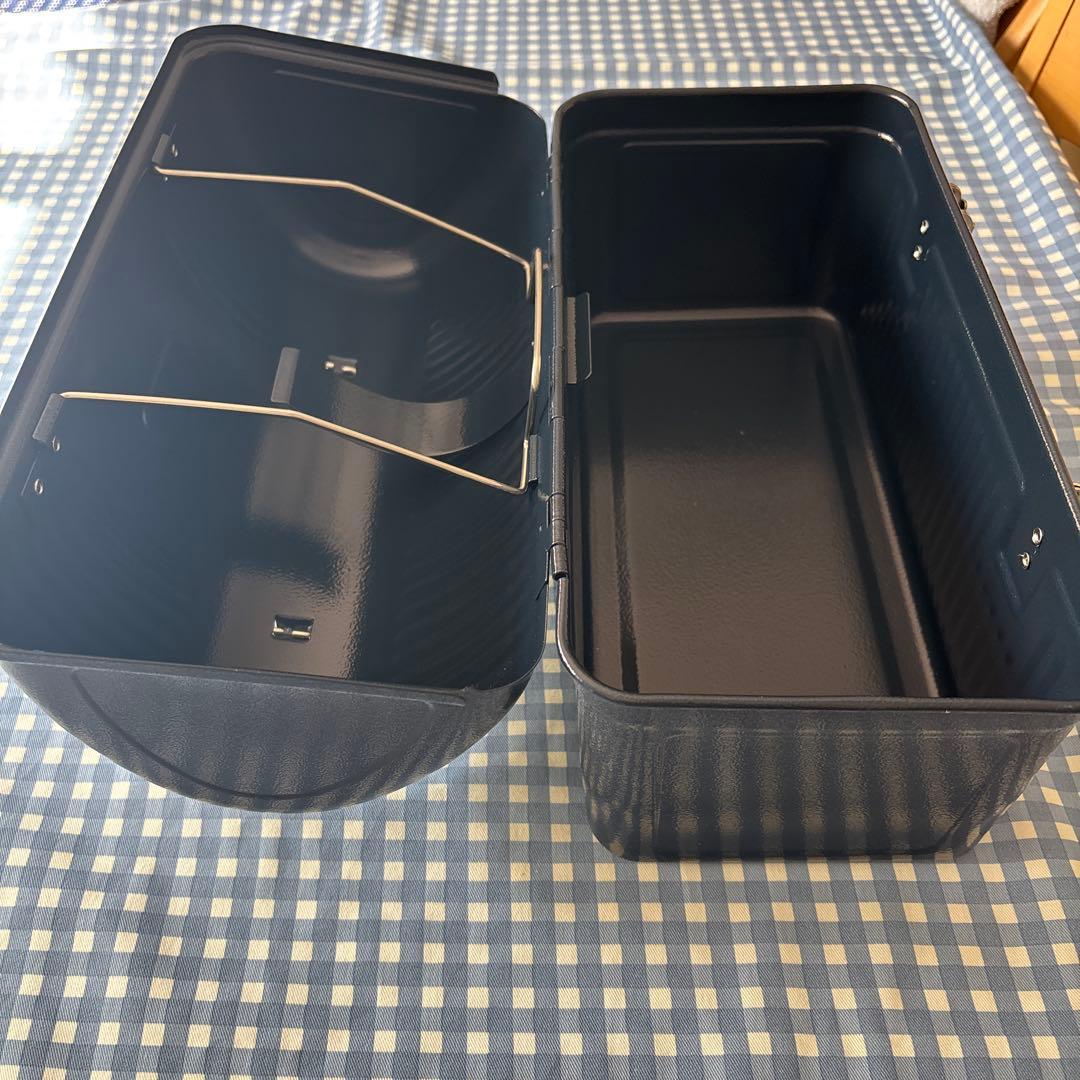 【新品未使用】STANLEY スチール製ランチボックス 紺色