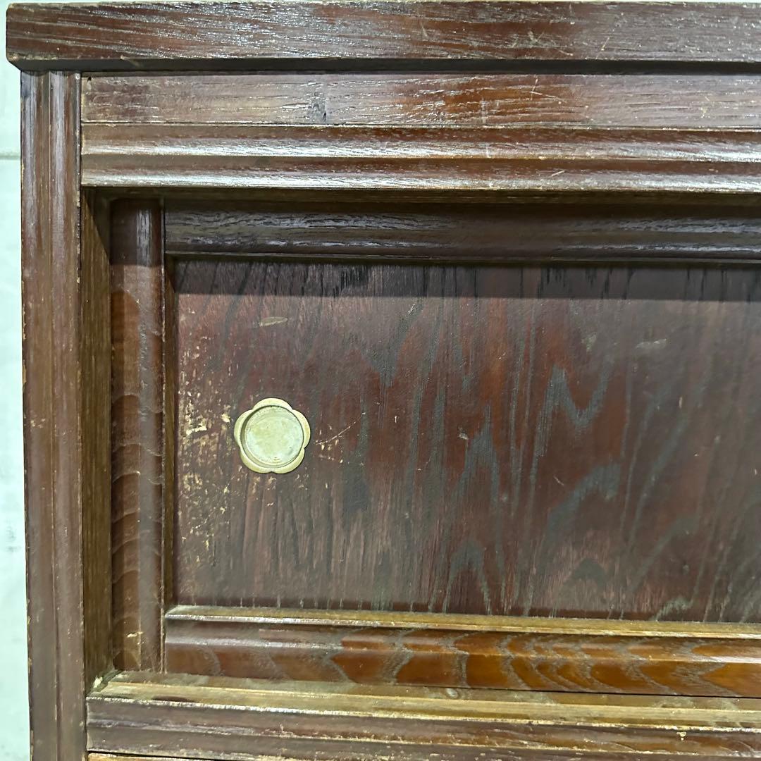 ★1950年代★ 昭和レトロ 水屋箪笥 和風食器棚 古民家家具 引戸収納 飾り棚