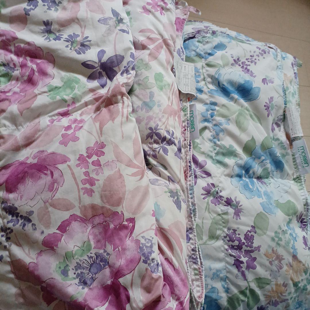 モリリン　羽毛肌掛け布団　2枚組セット