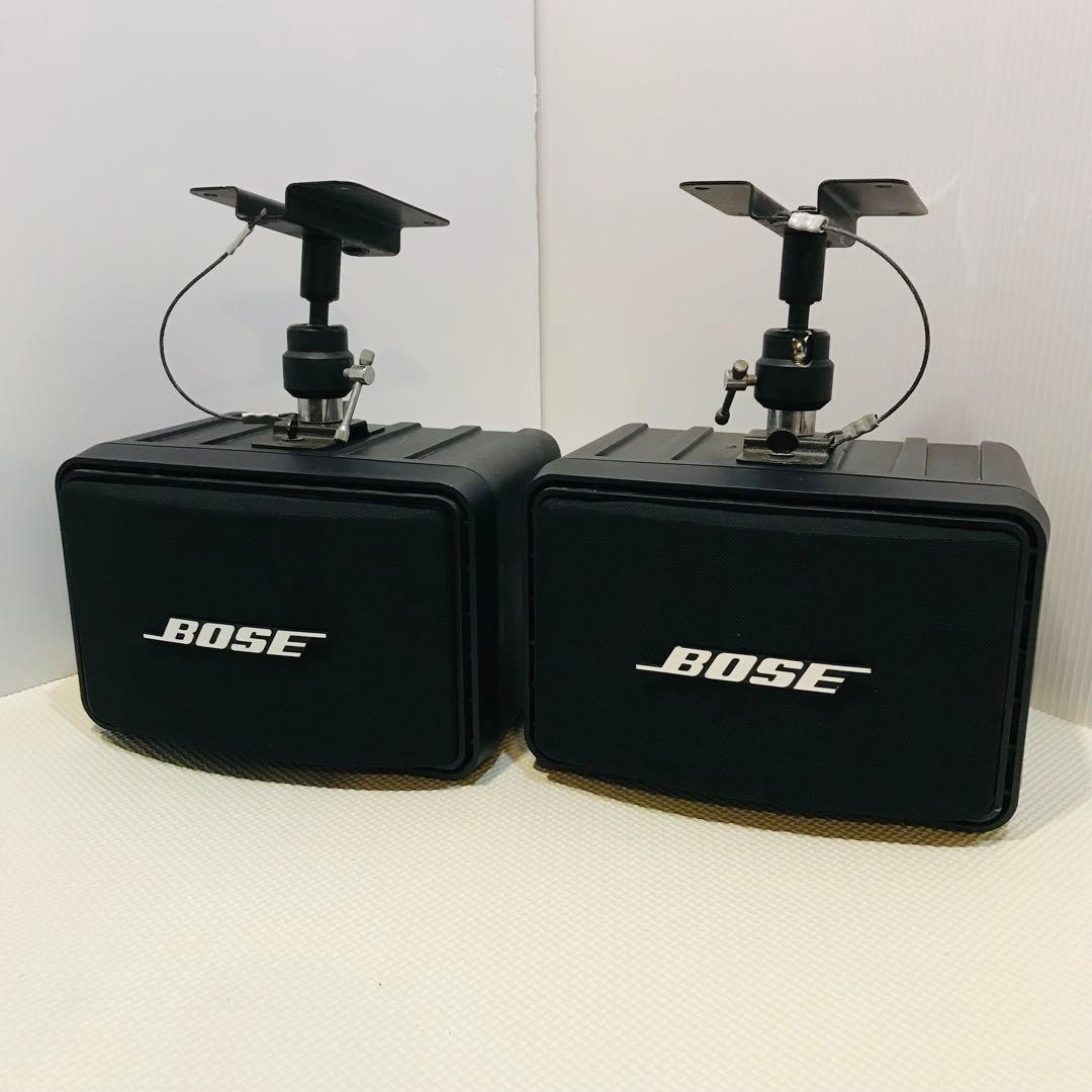 【良品】#682 Bose スピーカーペア 111AD 天井 壁 ブラケット付