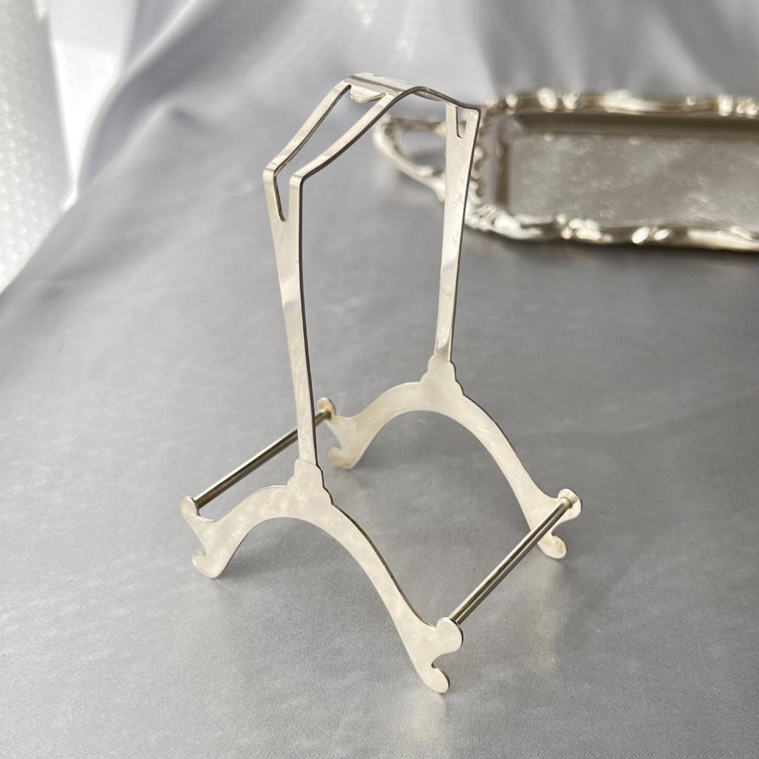 【Webster】ワイングラスコースター 8枚【純銀 / ガラス】 ホルダー