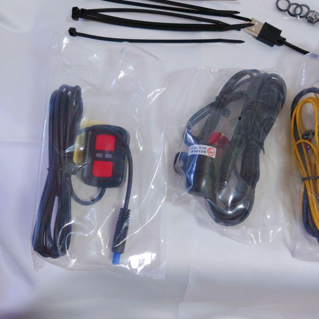 早い者勝ち❣️モトカム バイク用 ドライブレコーダー 前後 1080P 200万