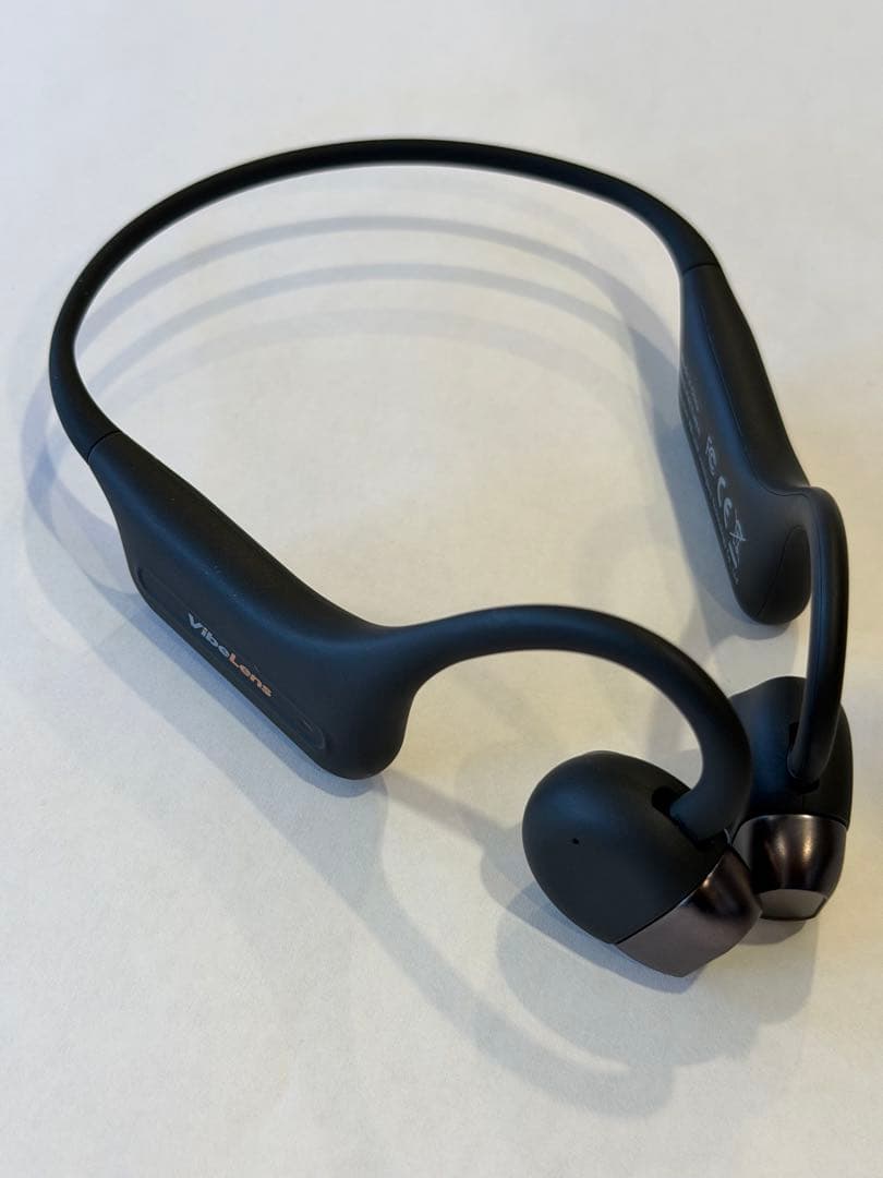 VibeLens MusicCam 骨伝導イヤホン ブラック