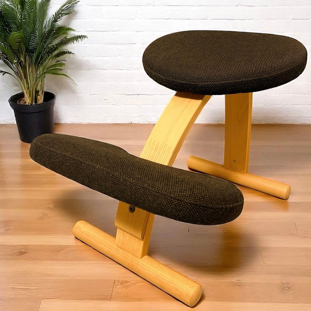 ★バランスイージー 通常フレーム バランスチェア リボ社 腰痛対策 椅子