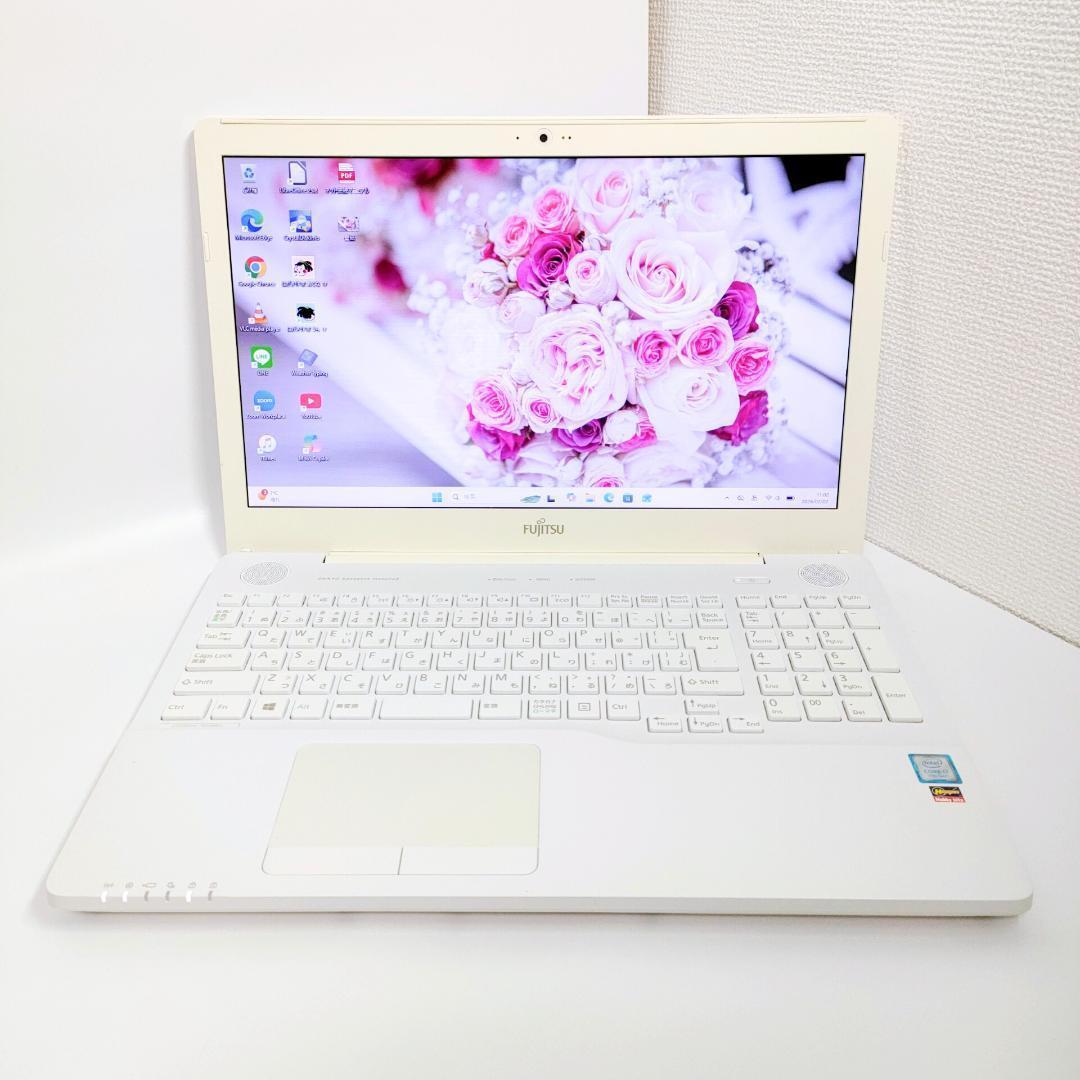 Windows11✨️SSD Corei7 オフィス付きノートパソコン 富士通