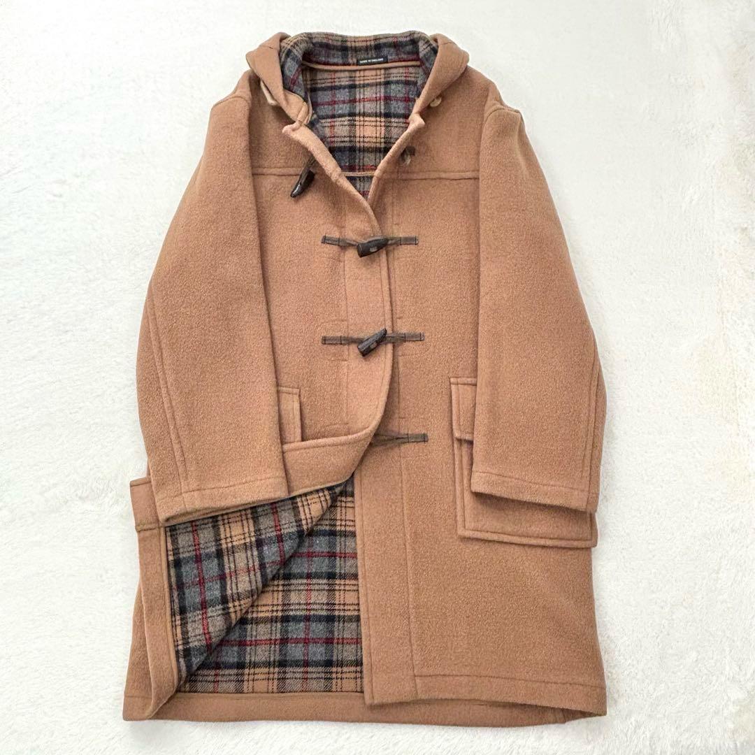 美品　バーバリーズ　ダッフルコート　メンズ　レディース　ダブルフェイス　チェック