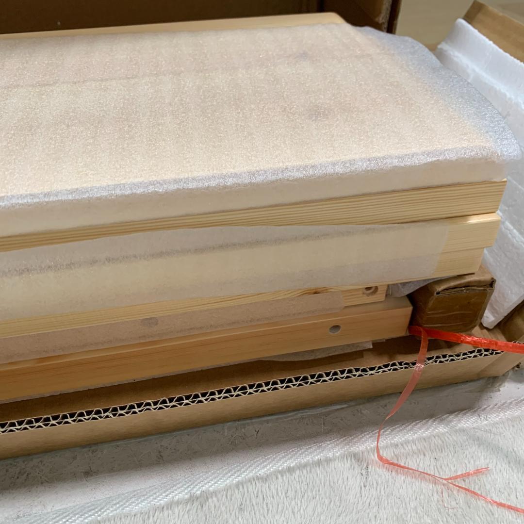 新品ソファベッド シングル ディベッド 天然木製 伸長式ベッド1678-160