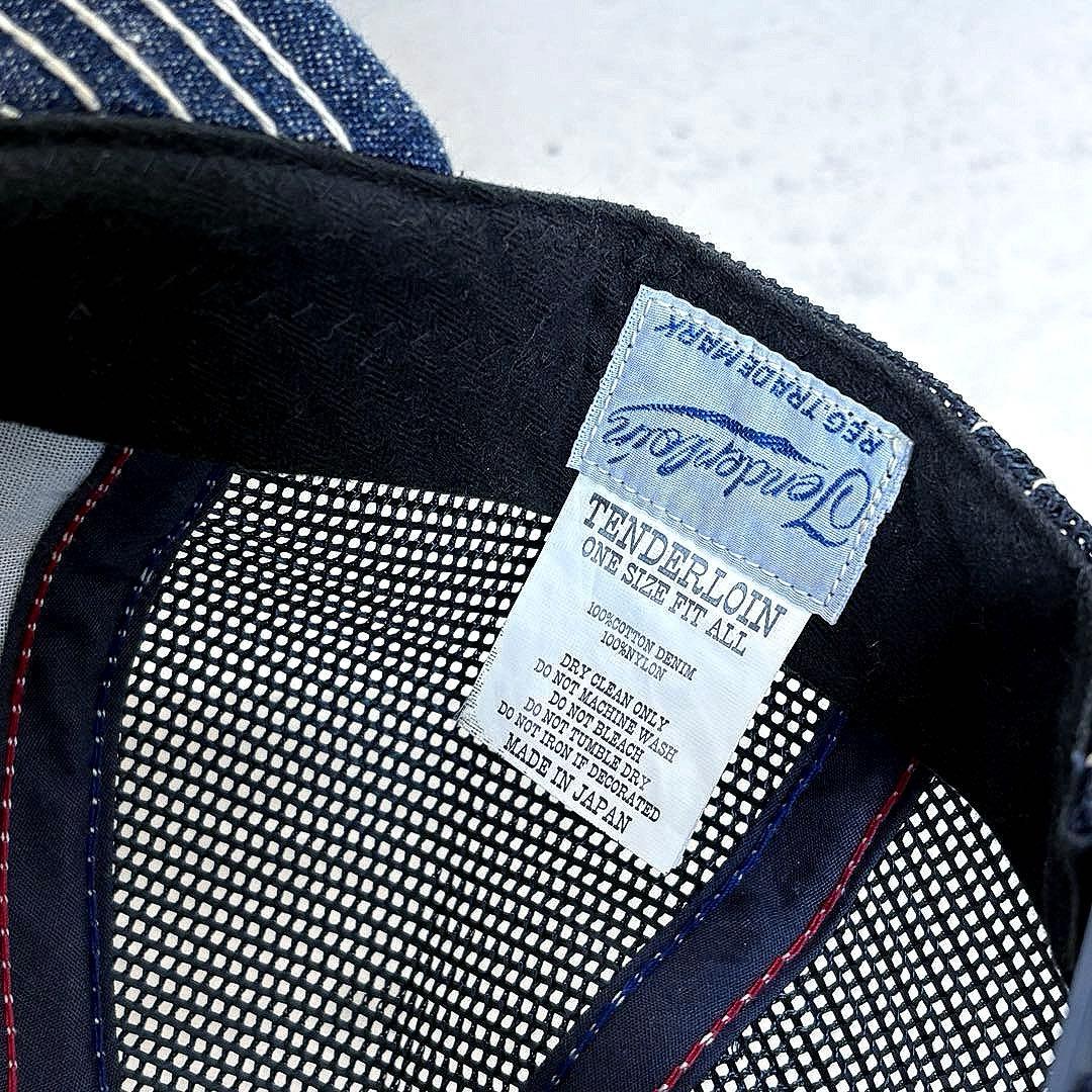 TENDERLOIN TRUCKER CAP MESH DENIM / デニム