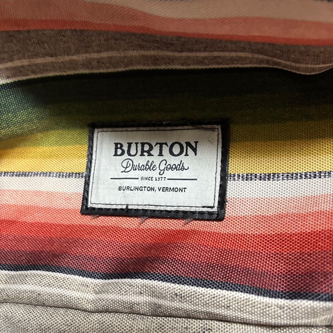 BURTON バートン　ストライプ柄 キャリー付きバックパック 内容量120㍑