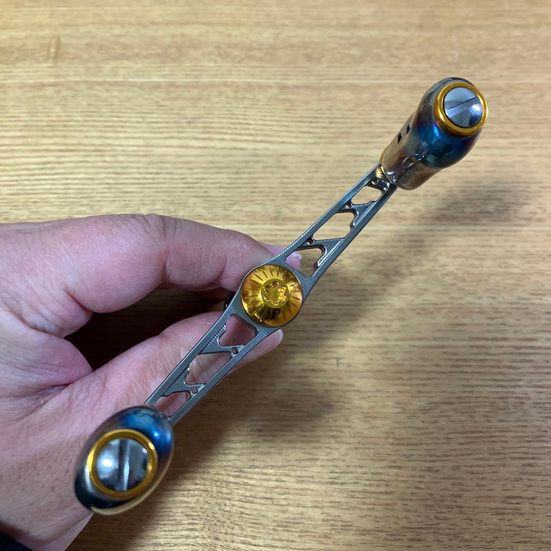 美品　シマノ用　ゴメクサス　ダブルハンドル　ジュラルミン　スタンド　セット