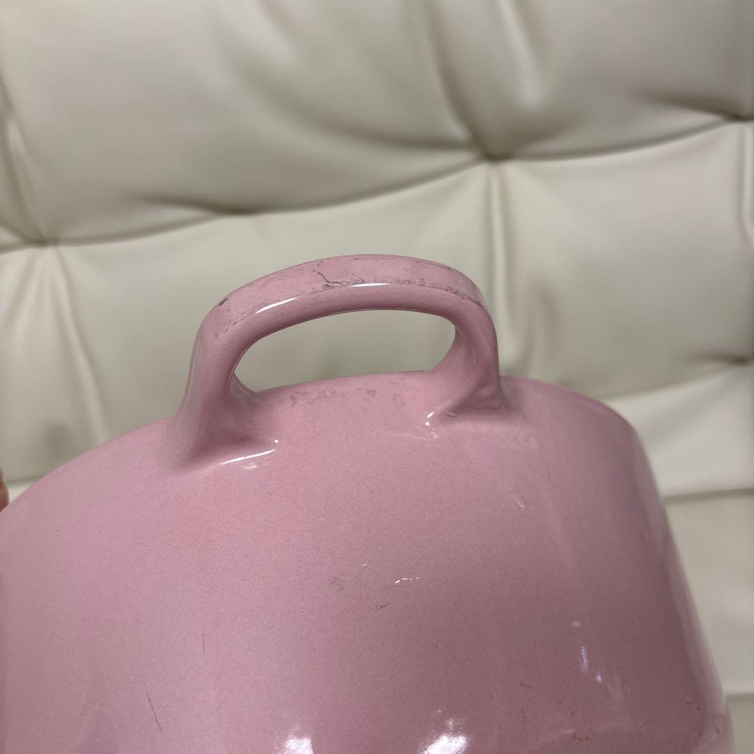 ル・クルーゼ　22cm 鍋　ピンク