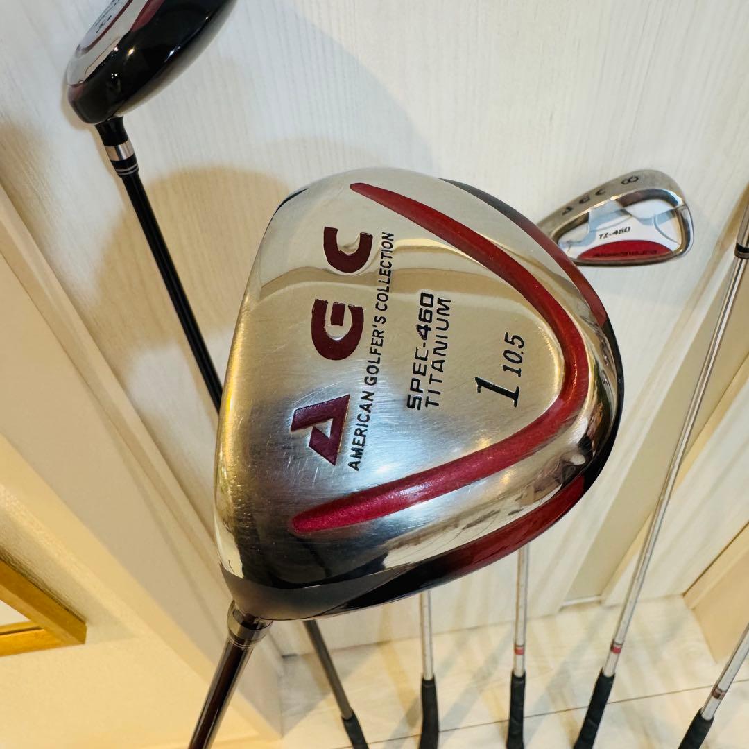 良品 AGC TZ-460 ゴルフ クラブセット 初心者 10本 左用 レフティ