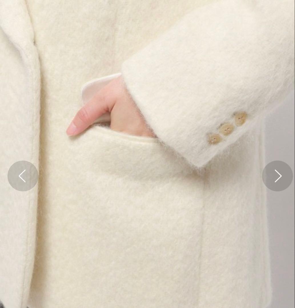 BABYLONE シャギージャケットコート　ジャコット