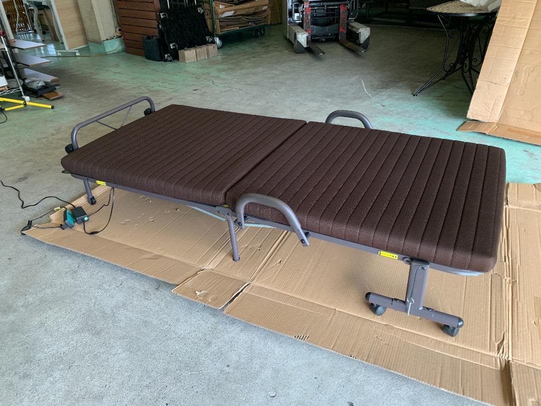 電動折りたたみベッド ダークブラウン CEB-8S(DBR)