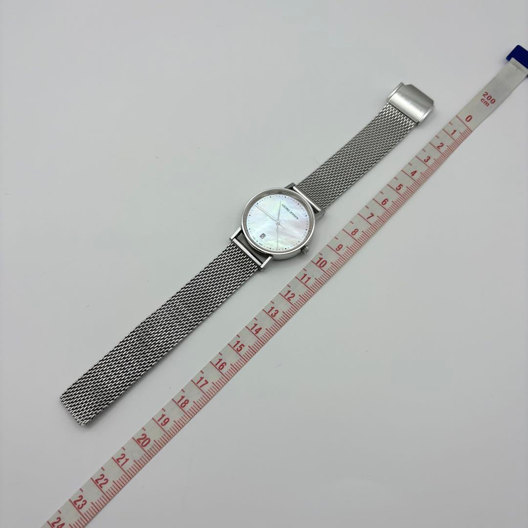 希少！ ジョージジェンセン コッペル マザー オブパール 腕時計 新品電池交換済