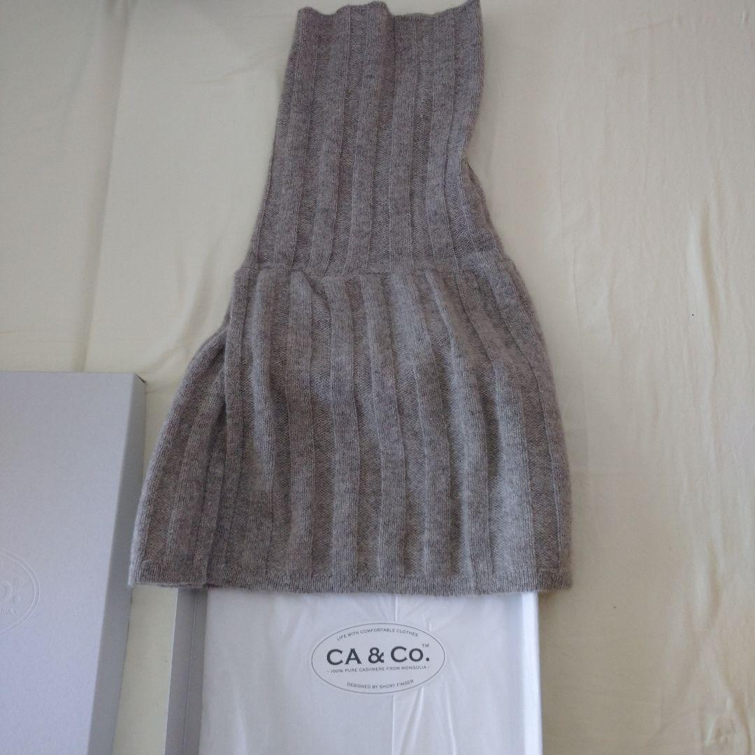 CA & Co. カシミヤ ネックウォーマー グレー