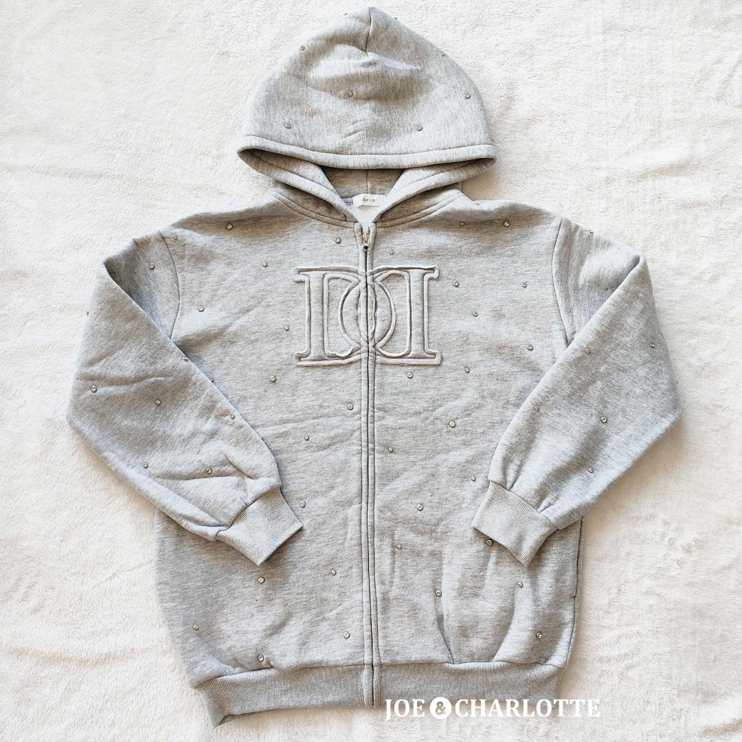 ダーリッチ darich DDロゴビジュージップパーカー グレー GRY