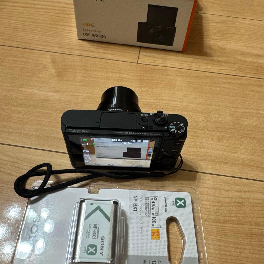 SONY DSC-WX800 4K コンパクトデジタルカメラ 動作確認済