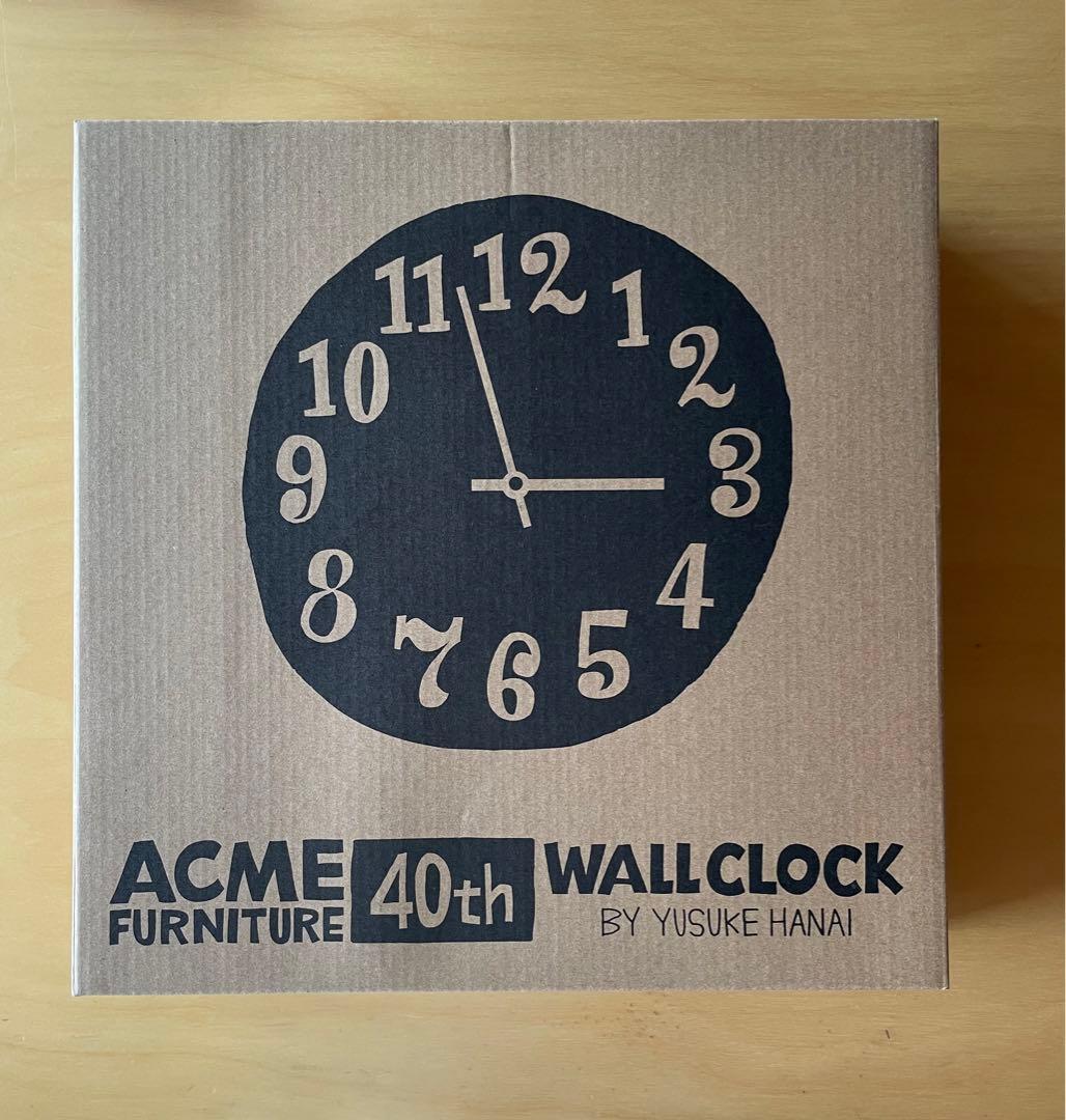 花井祐介× ACME 限定 壁掛け時計 サインあり　yusuke hanai