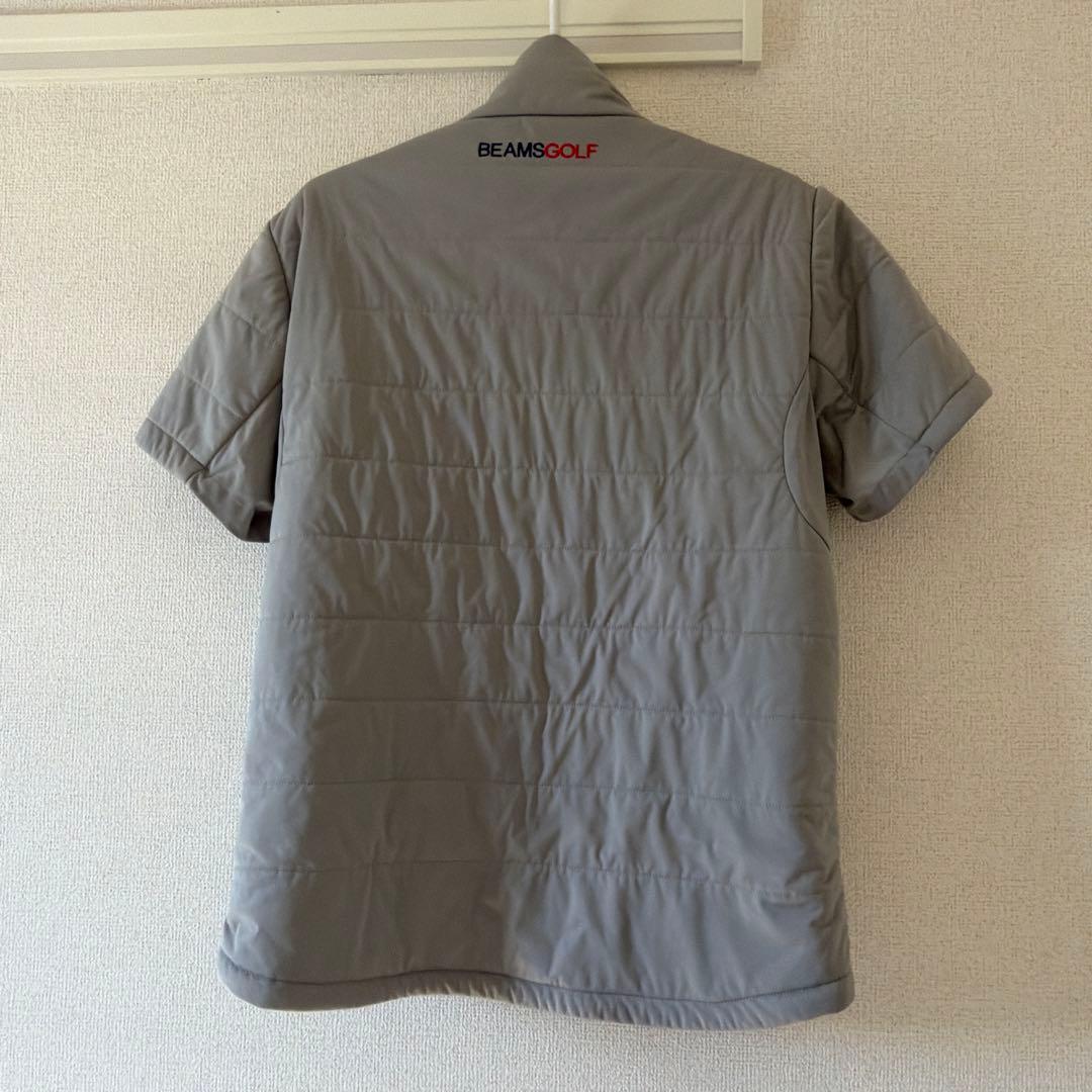 BEAMS GOLF 中綿ショートスリーブジャケット グレー