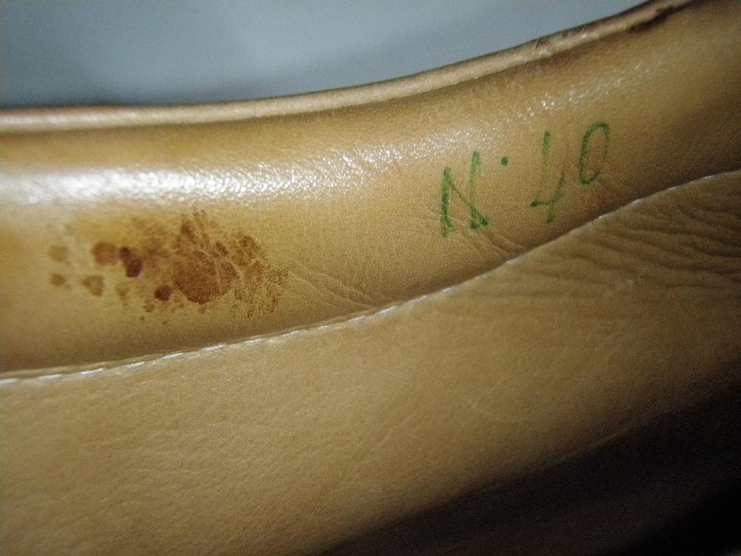 40 イタリア製 ダミアーノ キャッピーニ モンキー ブーツ レザー 革靴 茶