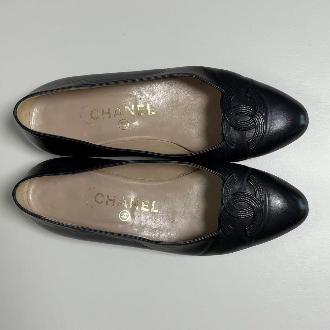 CHANEL フラットシューズ　35 1/2