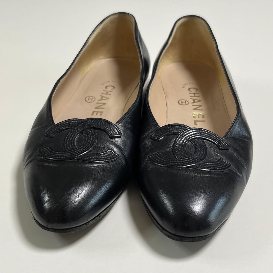 CHANEL フラットシューズ　35 1/2