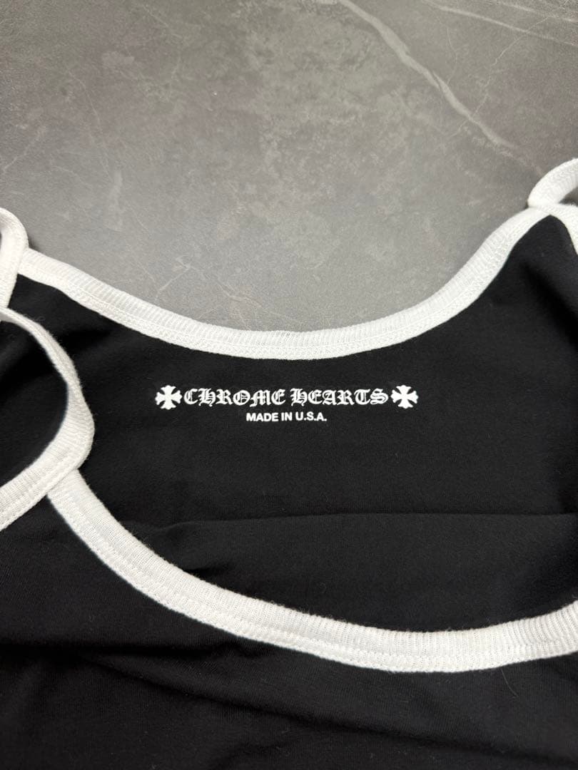 ★新品未使用本物★Chrome Hearts クロムハーツ　キャミソールブラック