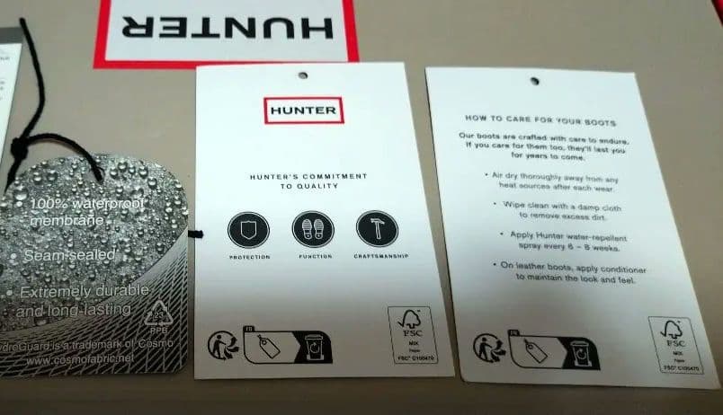 HUNTER 　ハンター　WATERPROOF　24cm