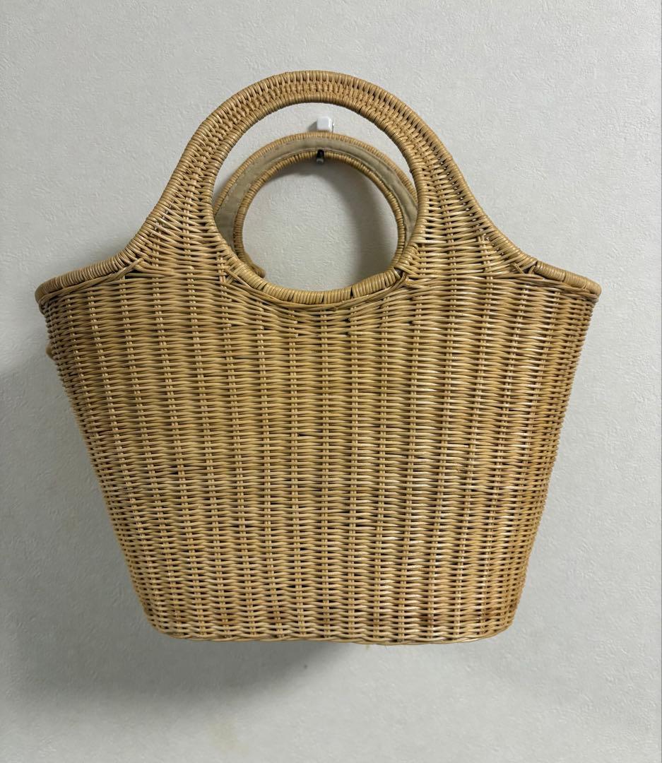 アナトリエリボンカゴバッグanatelier希少♡とーっても美品