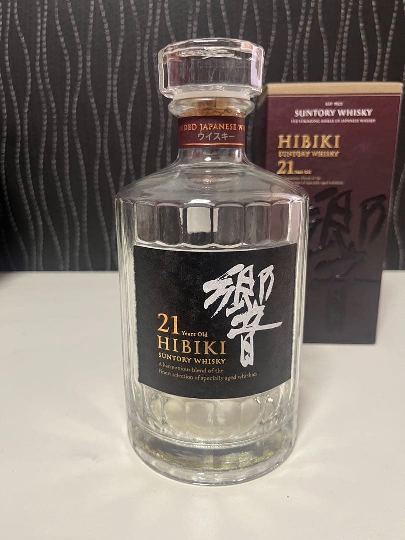 【空瓶・箱付】響 HIBIKI 21年 ウイスキー 700ml ①