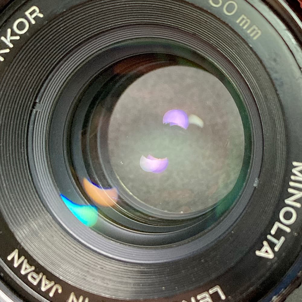 動作品・実写確認済 MINOLTA XD＋MD ROKKOR 50mm f1.7