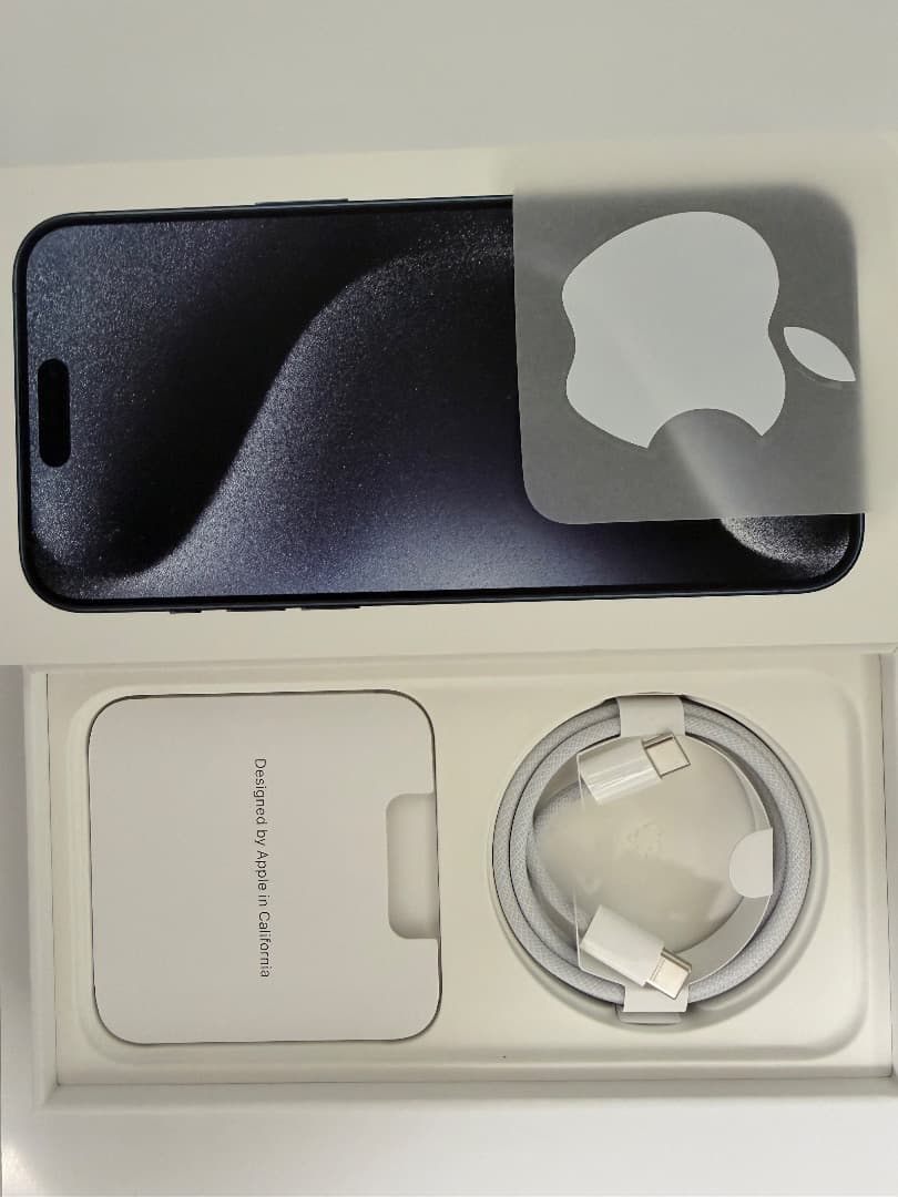 iphone 15 promax 256GB バッテリー99%ブルーチタニウ ム