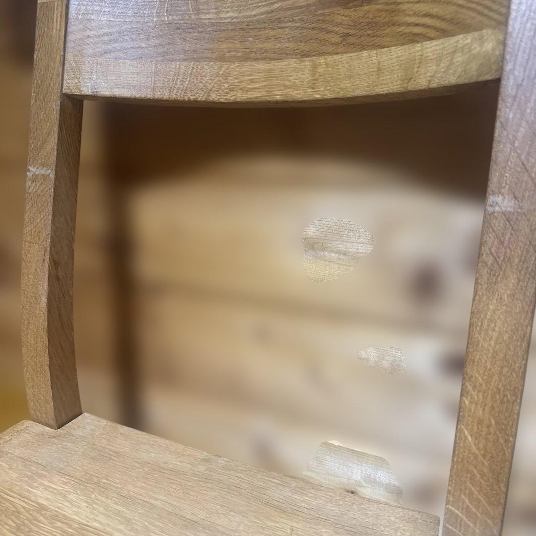 無印良品　無垢材オーク材 チェア 2脚セット