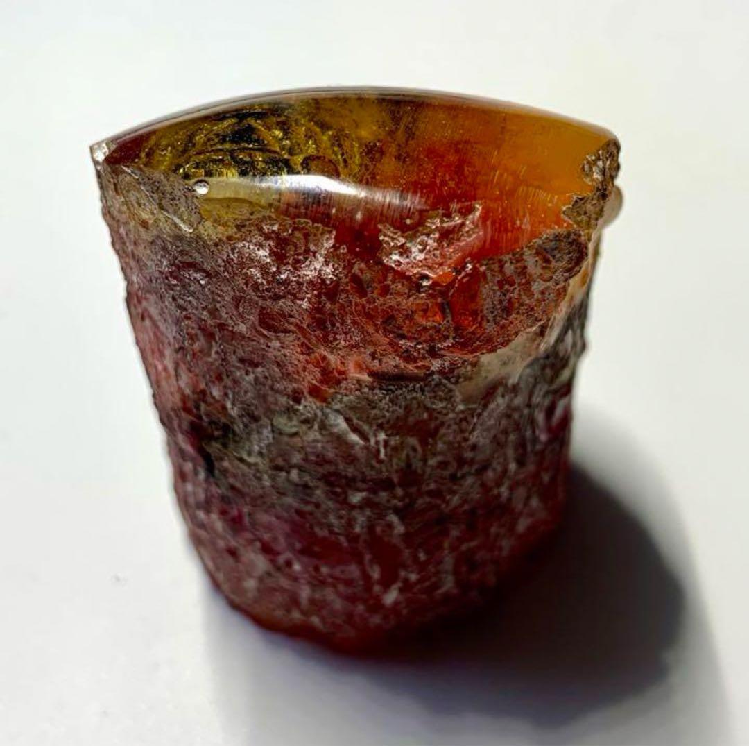 琥珀 昆虫標本天然形成入り琥珀 蝉　飾り　不思議　可愛い吉祥物　　置物