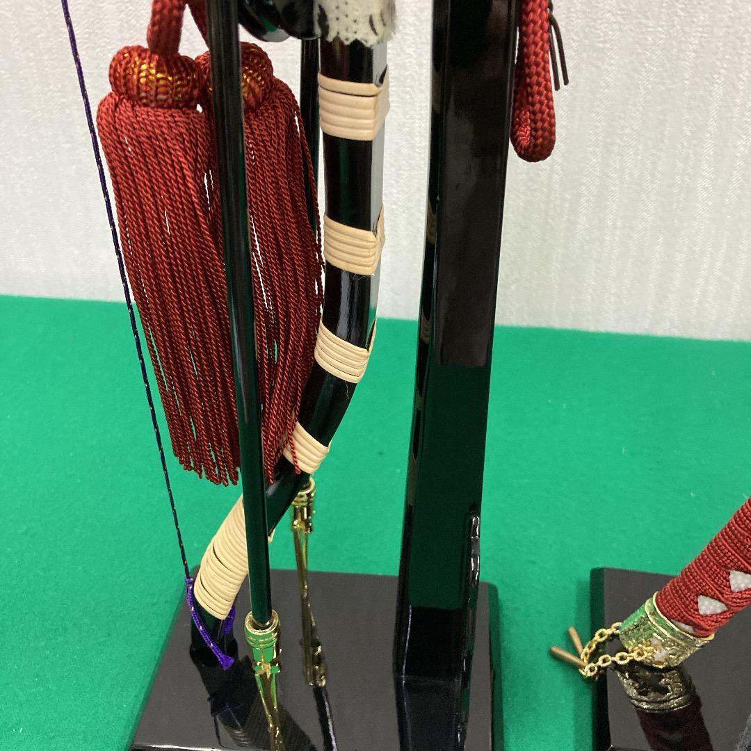 E3　五月人形　弓高さ62㎝位　五月人形弓太刀　五月刀　五月鎧兜飾り