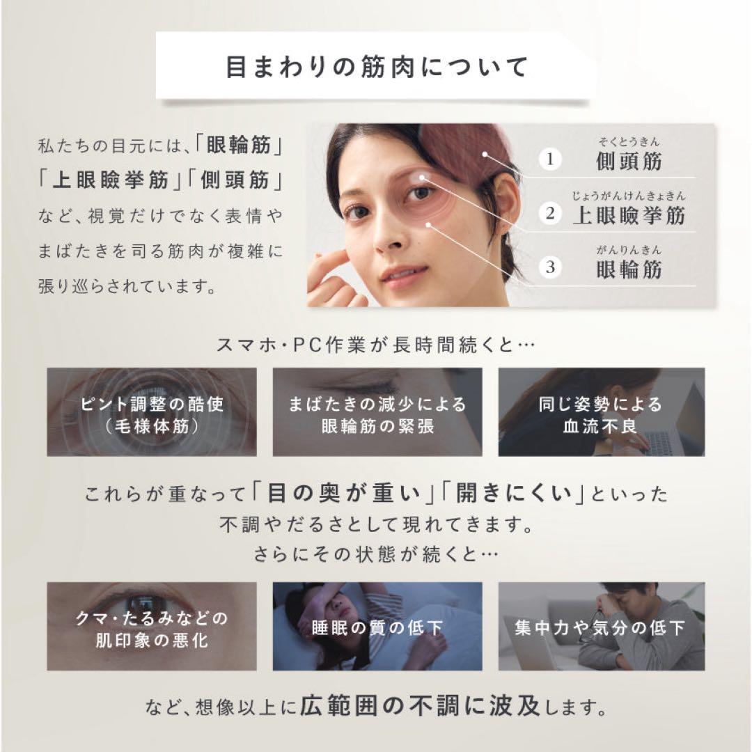 RELAGE リラージュ　目元マッサージャー EMS機能付き