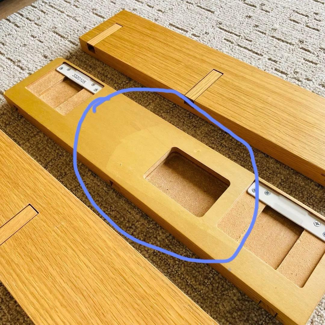 無印良品　壁に付けられる家具 3連ハンガー　長押　フック