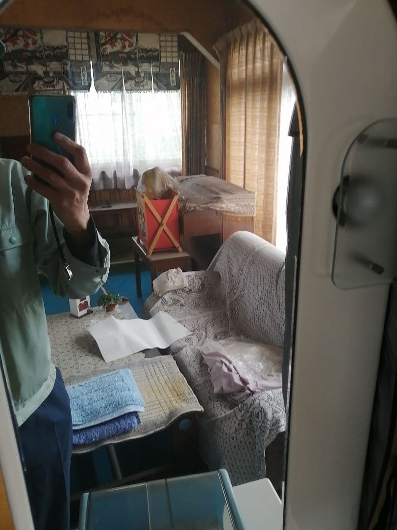 W‼️引取限定ホワイト ドレッサー・鏡台 楕円形ミラードレッサー鏡台